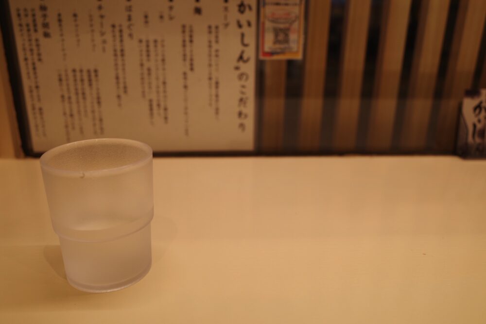 麺処かいしんさんカウンター
