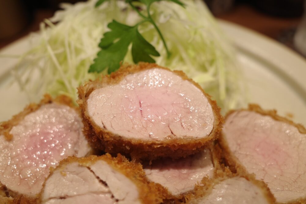 名物じゅうろくのヒレカツの表面