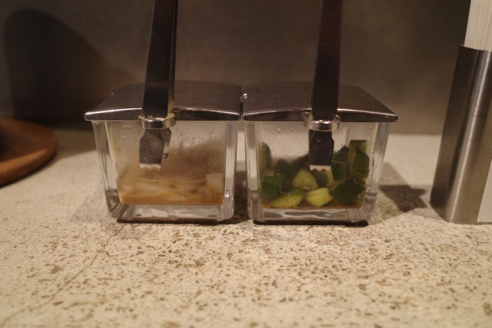 2種類のピクルス