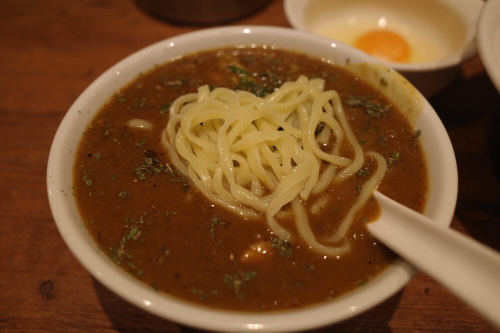 カリーつけめん表面