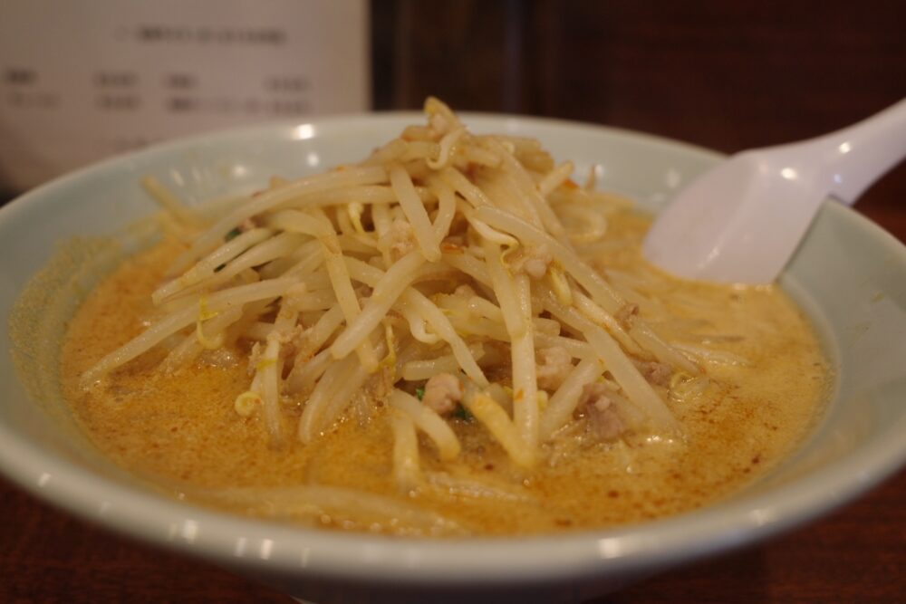 タンタンメン(辛)の盛り具合