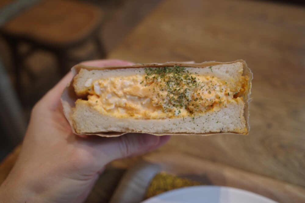 一口の渋谷たまごサンド