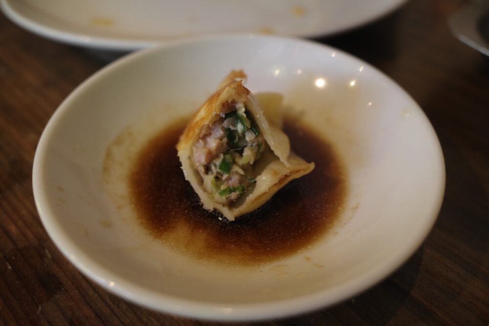 マニア餃子の断面