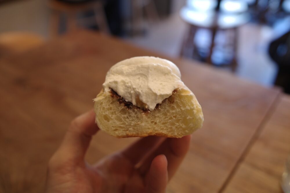 マリトッツォ ドルチェの断面