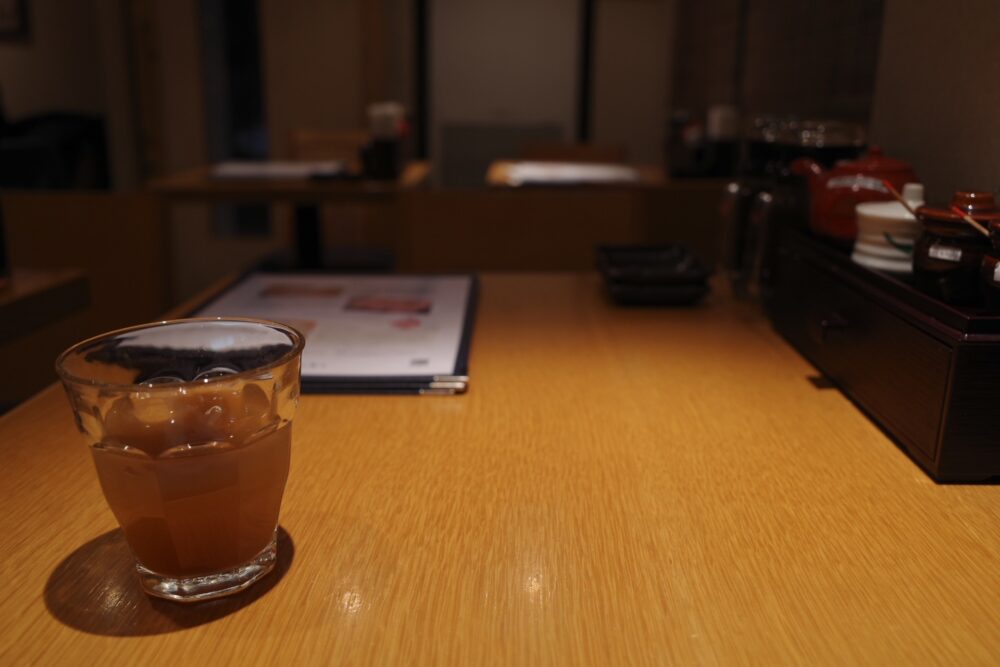 とんかつ さくたろうさんテーブル