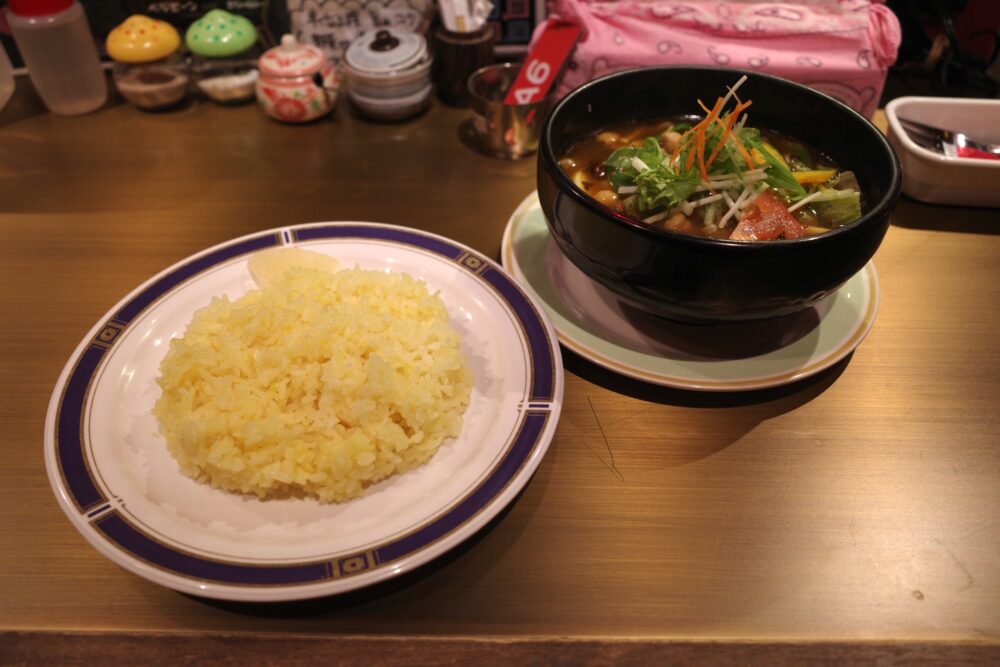 ベジビーンのスープカレーとライス