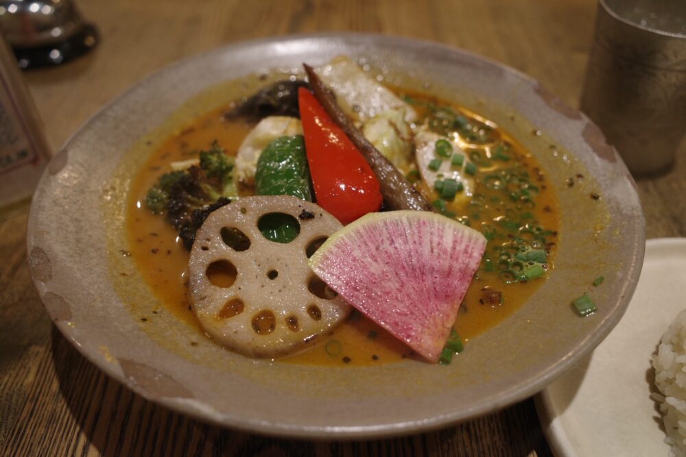 野菜がたっぷり入ったカレー