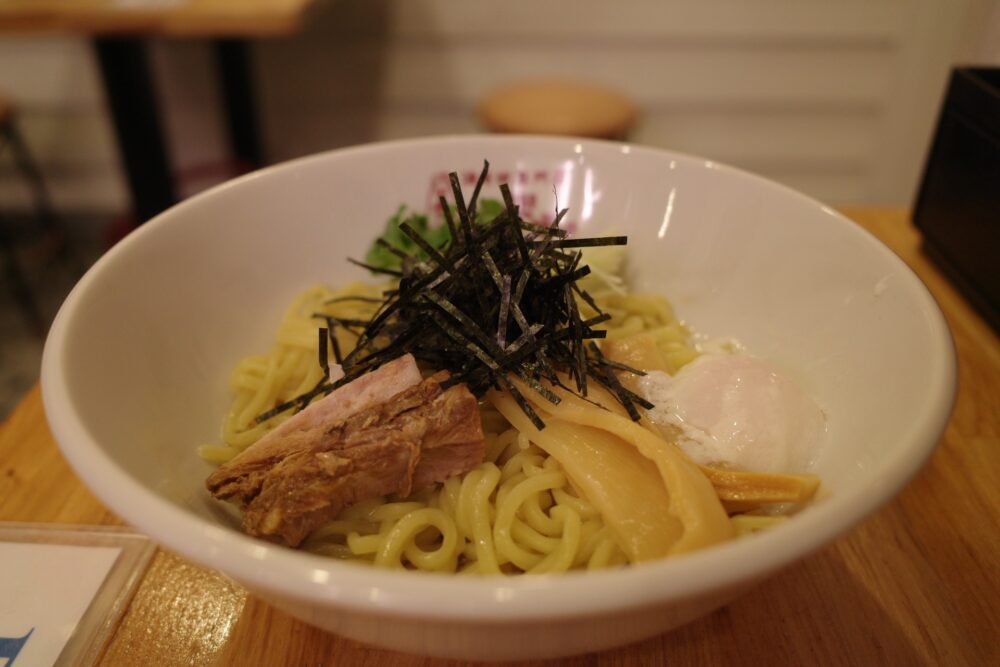 油そばの盛り具合