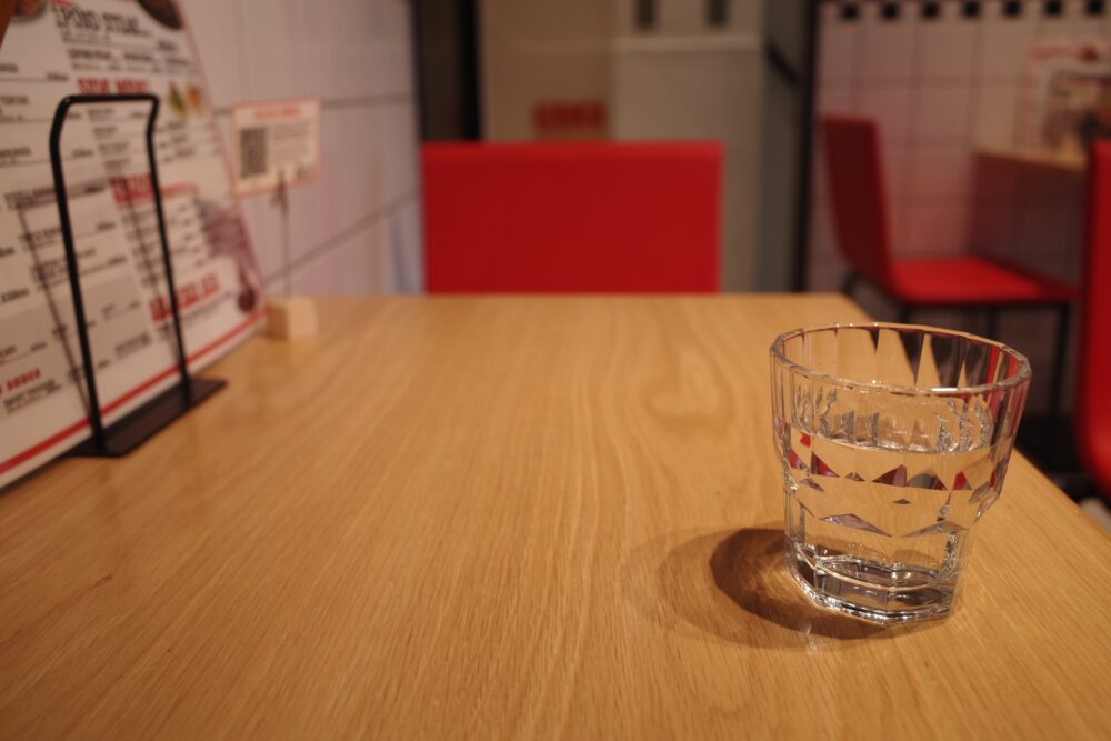 ブラックロックスバーガー渋谷さんテーブル