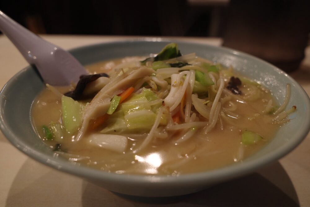 チャンポンの盛り具合