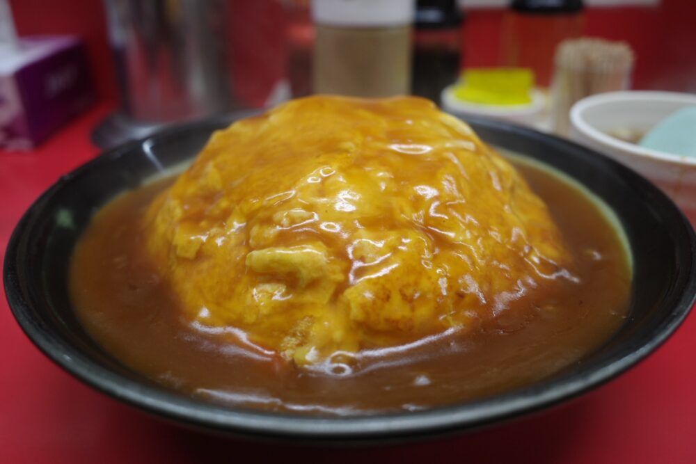 天津丼の盛り具合