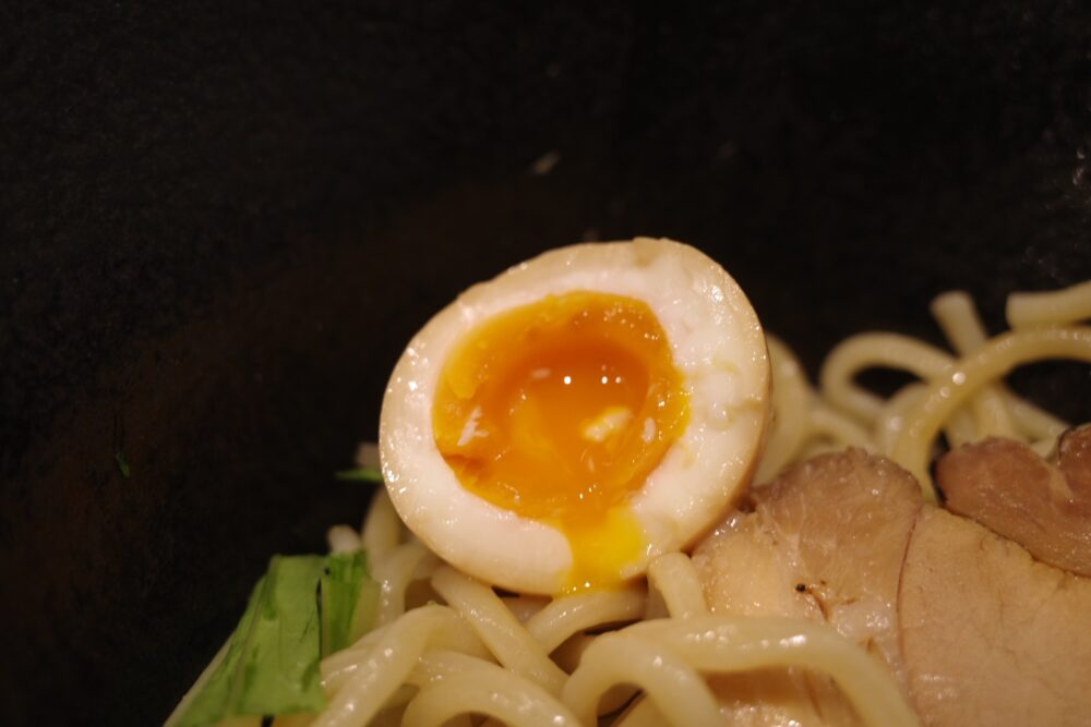味玉の断面