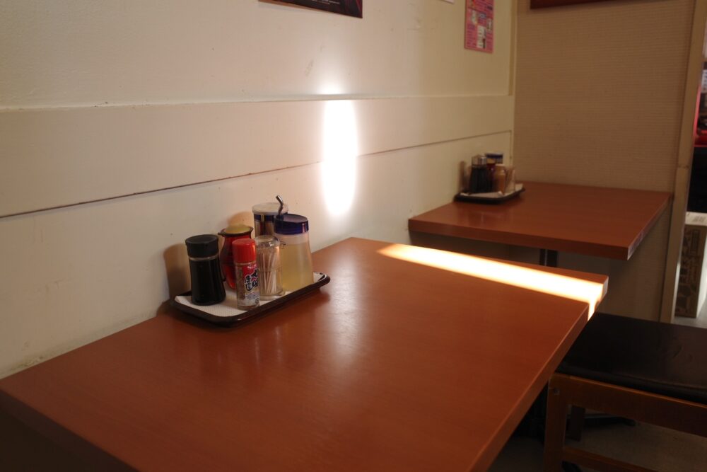 幸楽さんカウンター