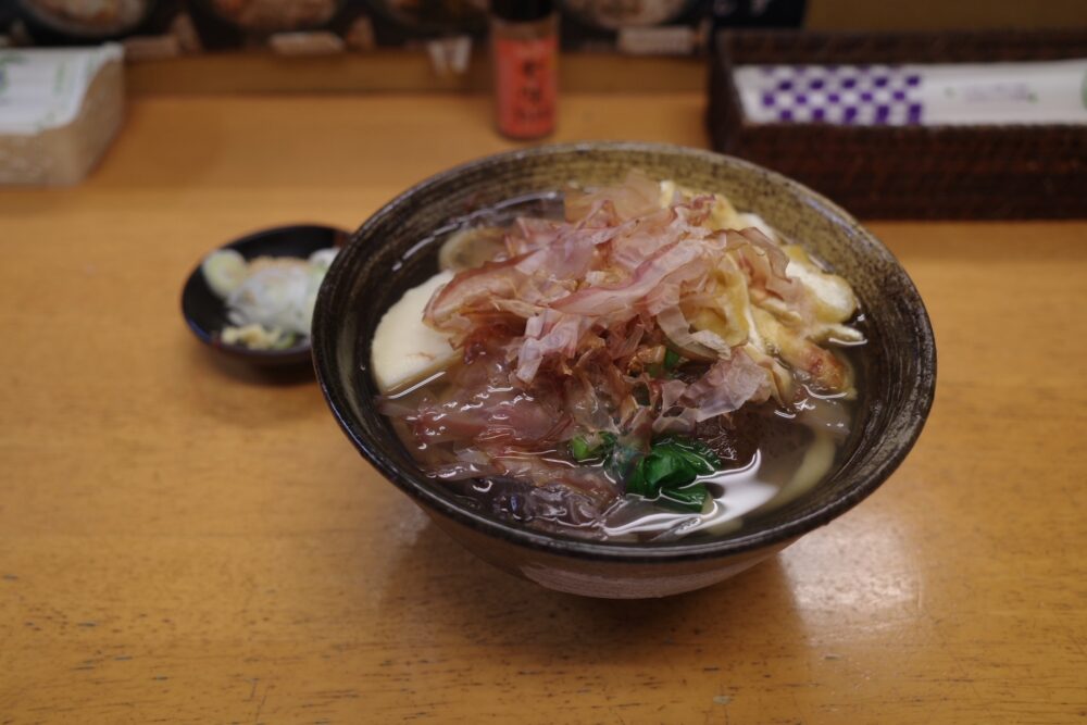 しっぽくうどんと薬味