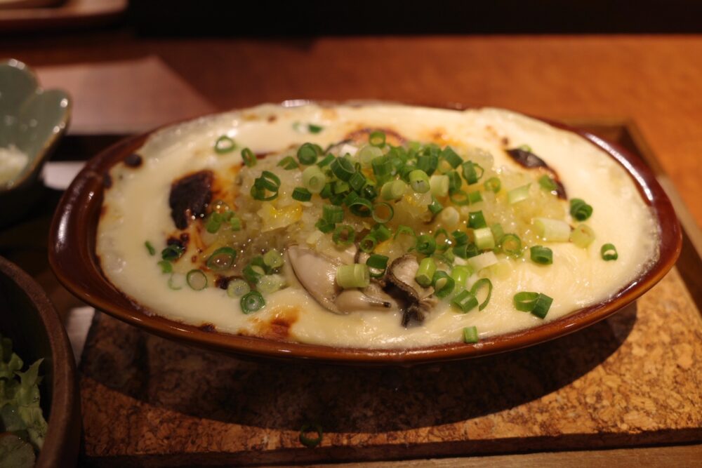 牡蠣と柚子のドリア