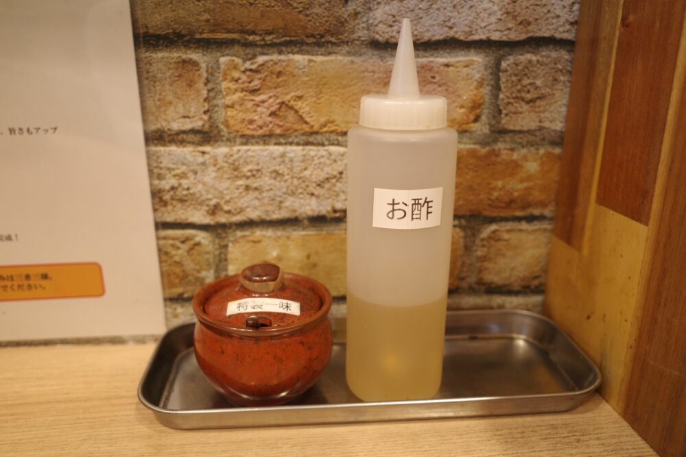 卓上の調味料