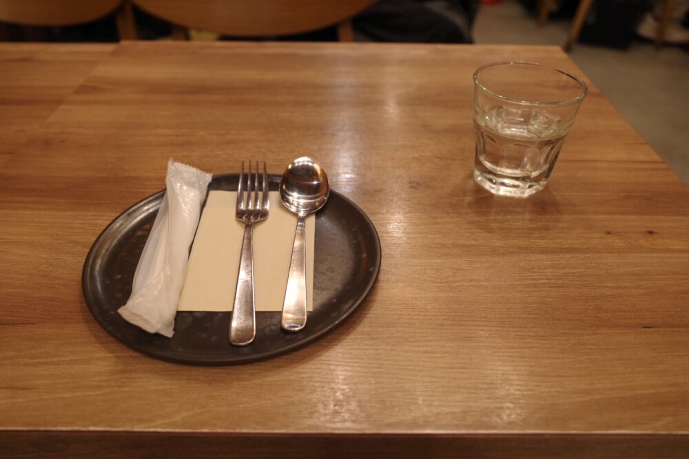 ソムタムダー トウキョウさんテーブル