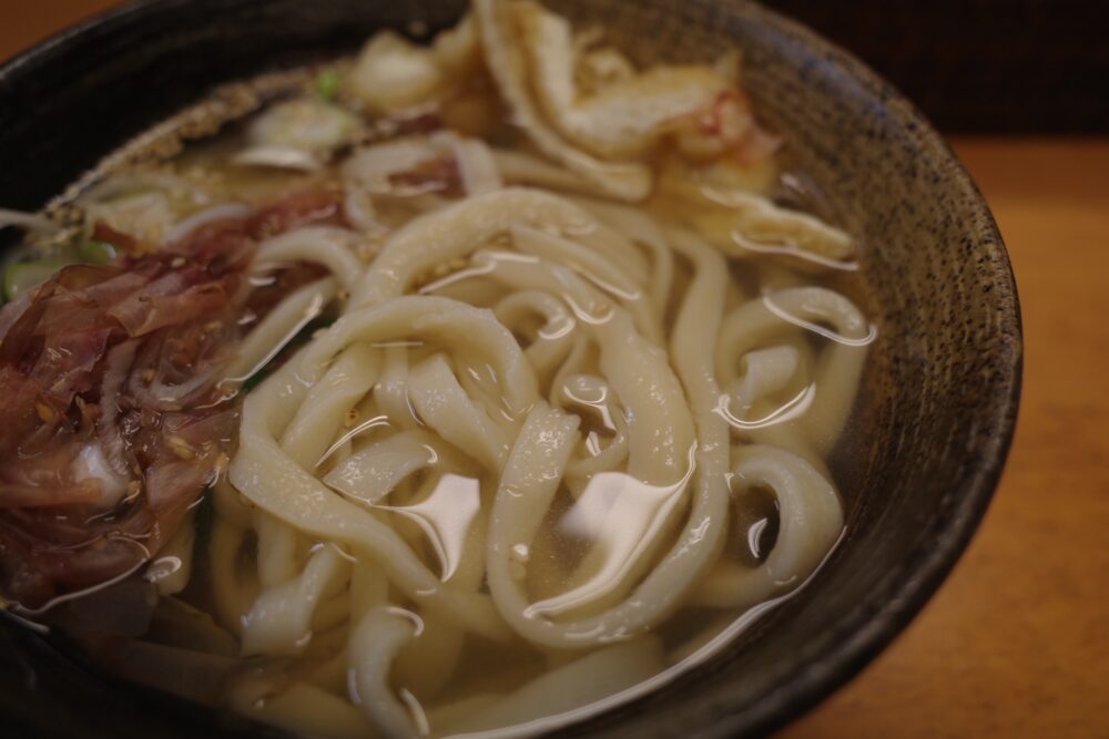 しっぽくうどんの表面