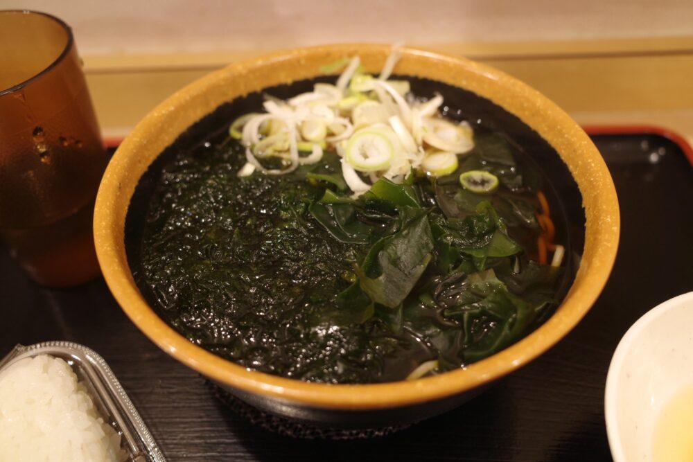 あおさわかめそば