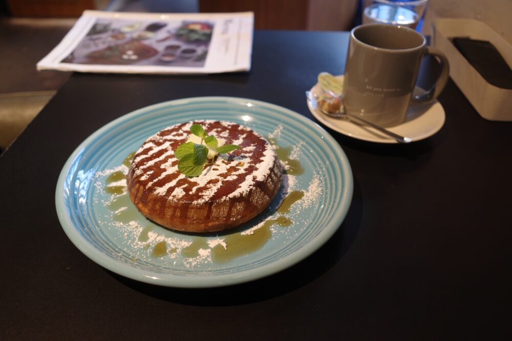 クラシックパンケーキのハーフサイズ＋カフェアメリカーノ