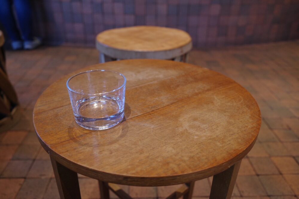 コーヒーカウンティさんテーブル