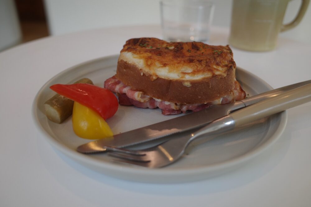 横からクロックムッシュ