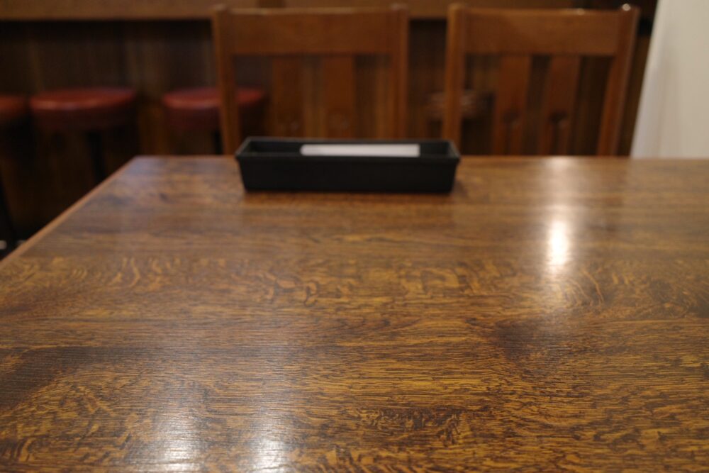 グリル ビクトリヤさんテーブル