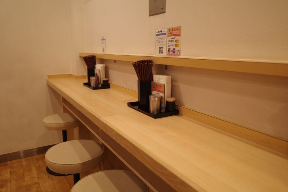 そば処 めとろ庵さん店内