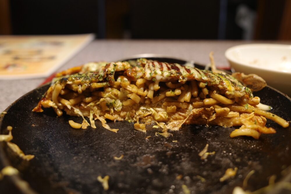 ガンクラ焼きの断面