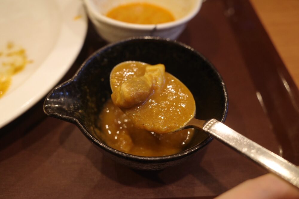 一口のポークカレー