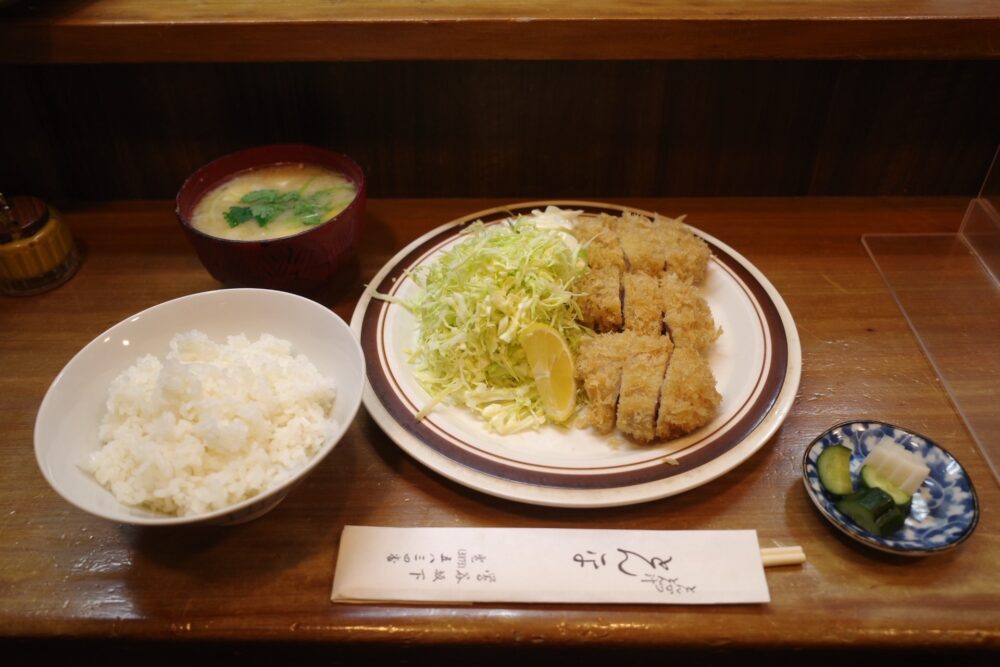 ヒレカツライス+とん汁