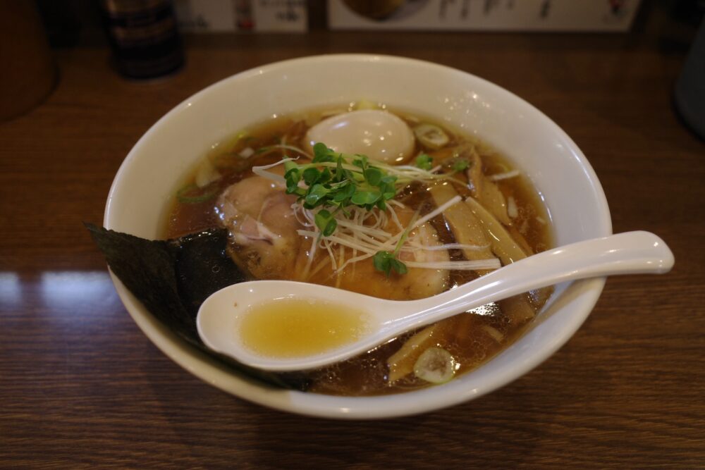 醤油らーめん 味玉入り