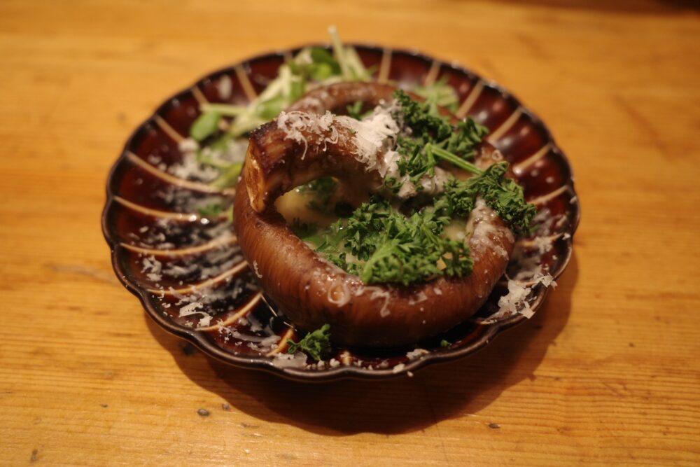 産地直送肉厚椎茸のトリュフ焼