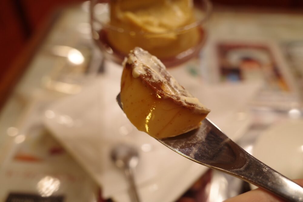 一口の自家製プリン