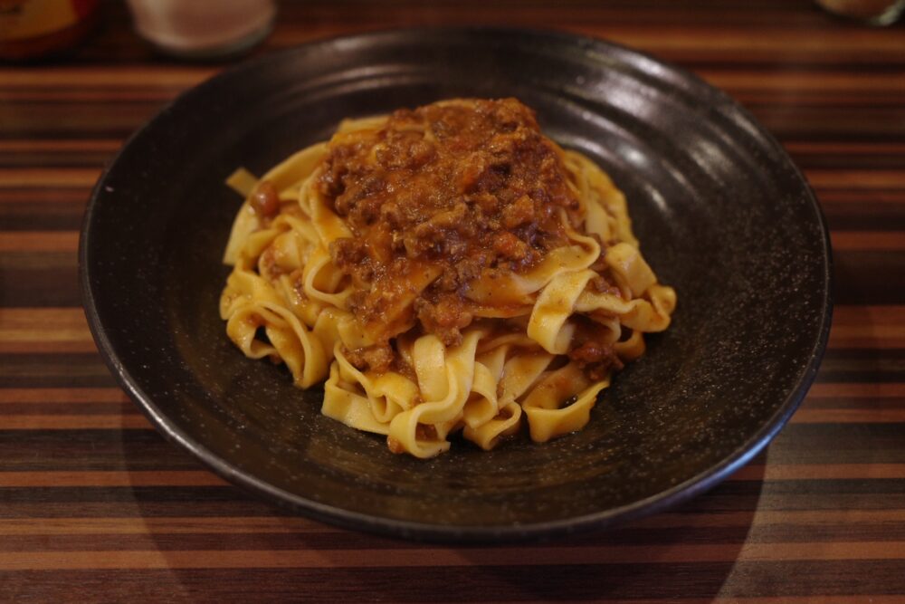 スペランツァ特製ミートソースパスタ