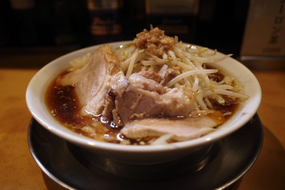 ミニラーメンの盛り具合