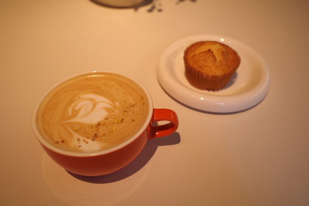 プレーン＋金木犀ラテ