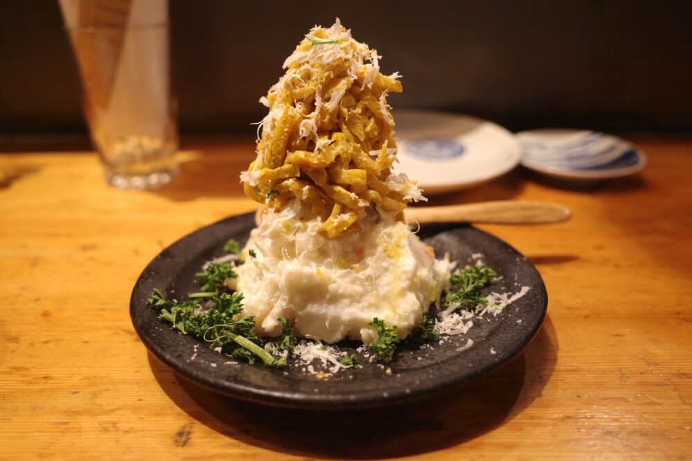 おしんじょのポテサラ