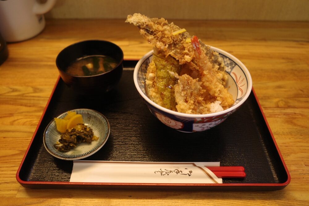 特上天丼セット