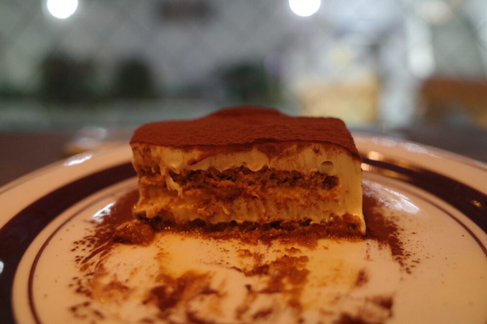 ヴィーガンティラミスの断面