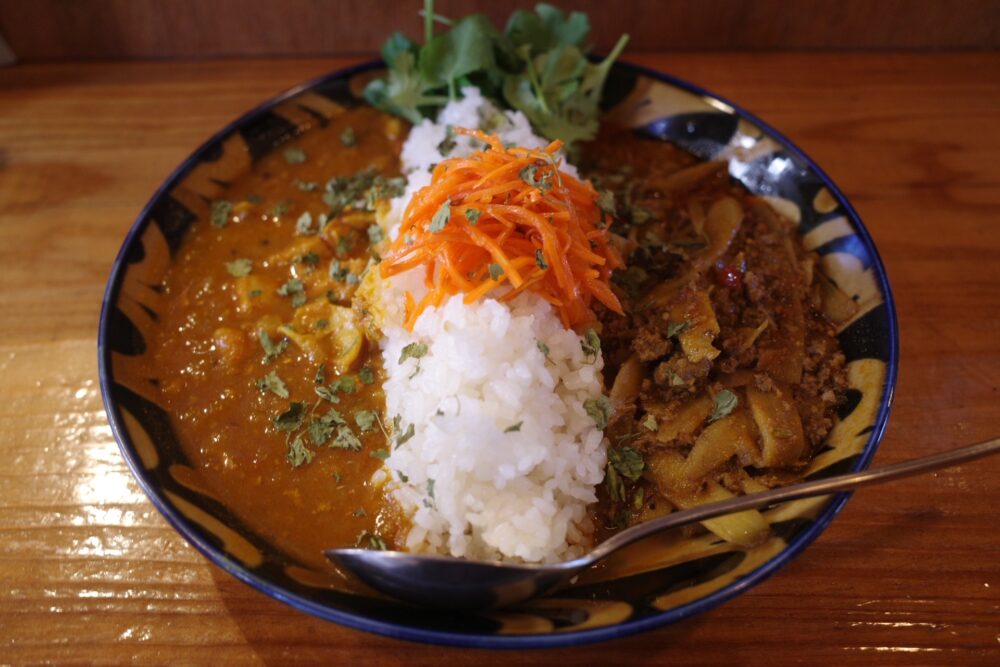 2種あいがけカレー