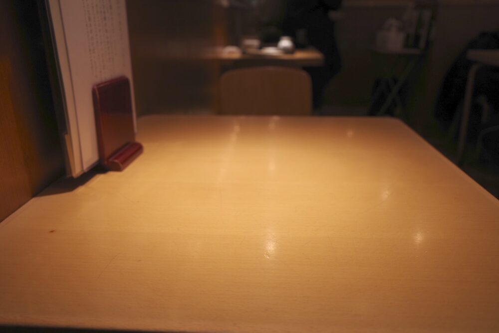 日本そば あけの蕎さん店内