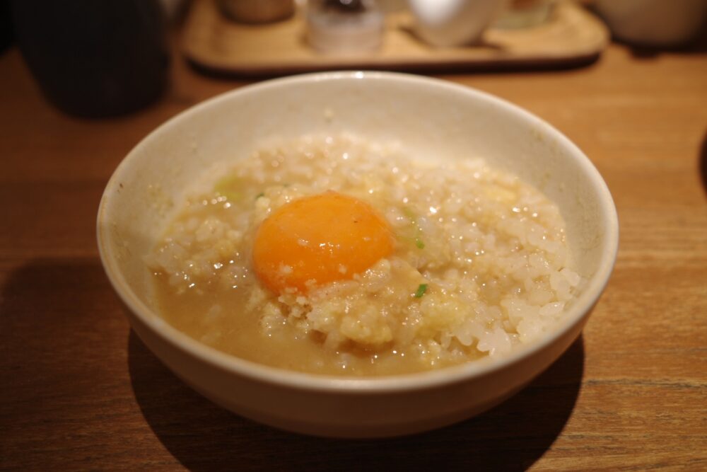 リゾットにした卵黄小チーズライス