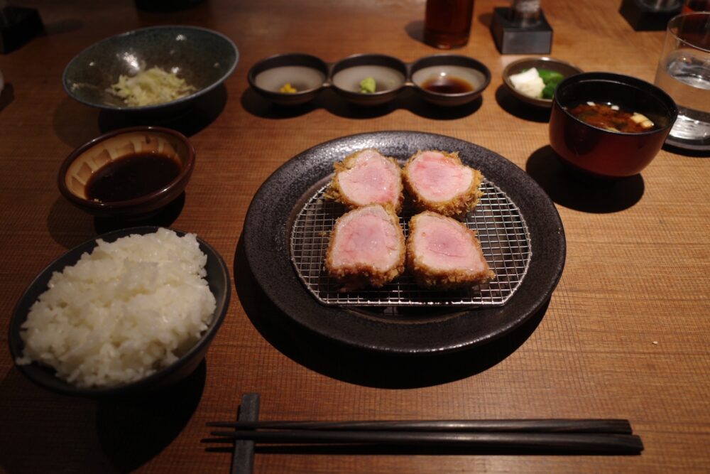 兵庫、神戸ポーク、特上ヒレ定食