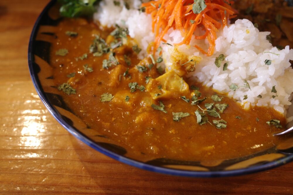 新玉ねぎチキンカレー
