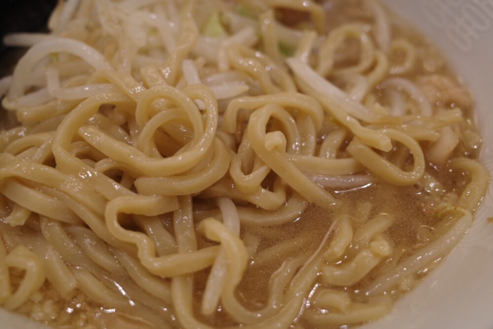 らーめんの表面