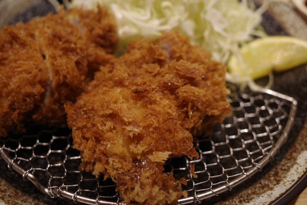 上ヒレカツの表面