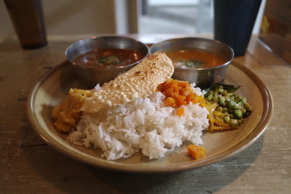 2種類プレートの盛り具合