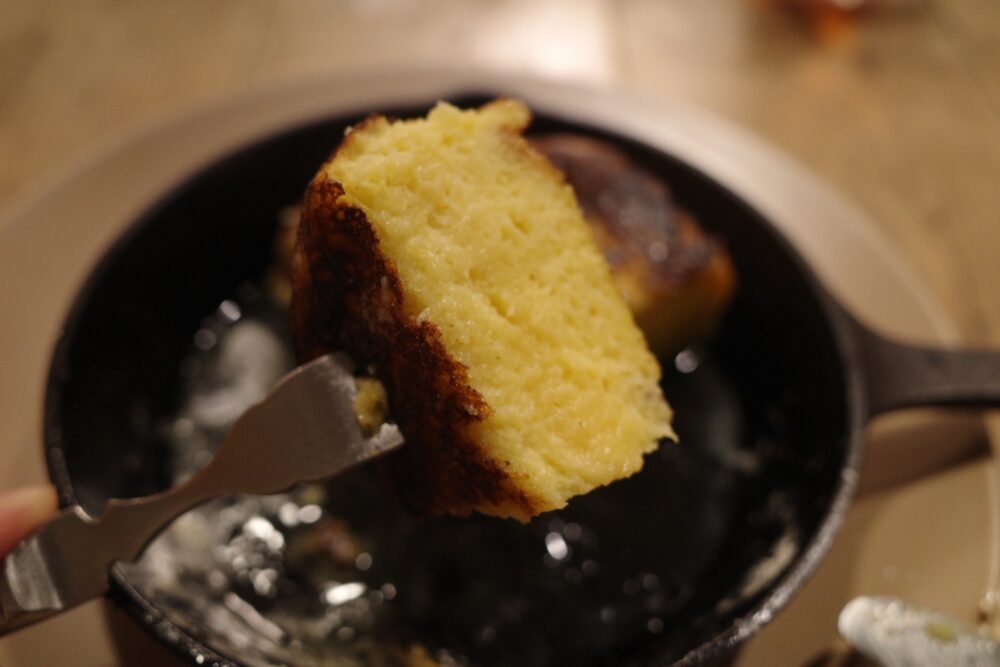 一口のメイプルフレンチトースト