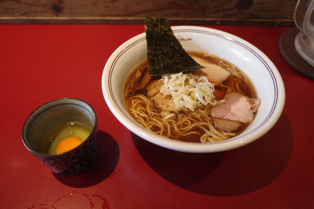【松】チャーシュー3種(醤油)＋生たまご